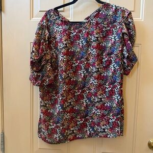 SHEIN Multicolor Floral Blouse